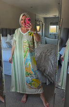 Load image into Gallery viewer, The Amalfi shimmer dress with lace sleeve detail