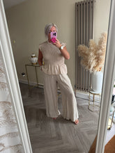Load image into Gallery viewer, SALE The striped linen trousers with pockets (no return on sale items)