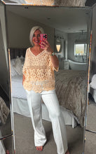 Load image into Gallery viewer, The Bora Bora crochet top with separate vest
