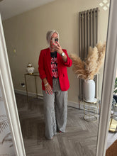 Load image into Gallery viewer, SALE The striped linen trousers with pockets (no return on sale items)