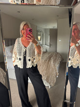 Load image into Gallery viewer, The Bora Bora crochet tie cardigan