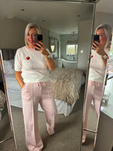 Load image into Gallery viewer, The tie waist pin tuck jogger