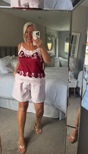 Load image into Gallery viewer, SALE The Linen look elasticated waist shorts with pockets (no return on sale items)