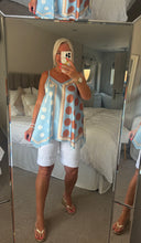 Load image into Gallery viewer, SALE The satin spot strappy vest top (no return on sale items)