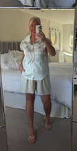 Load image into Gallery viewer, The Bora Bora embroidered sleeveless shirt