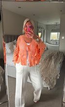 Load image into Gallery viewer, The Bora Bora crochet tie cardigan