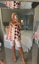 Load image into Gallery viewer, SALE The satin spot strappy vest top (no return on sale items)