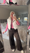 Load image into Gallery viewer, The Olivia reversible faux fur zip up gillet with pockets