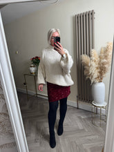 Load image into Gallery viewer, The Tiggy velour sequin skirt