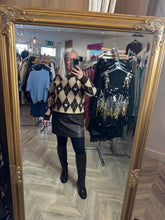 Load image into Gallery viewer, The argyle knit