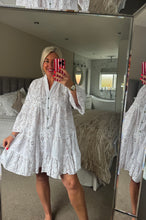 Load image into Gallery viewer, The Ibiza sparkle smock dress
