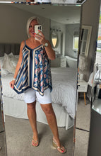 Load image into Gallery viewer, The satin strappy baroque vest top
