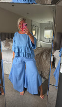Load image into Gallery viewer, The Ibiza boho linen frill top
