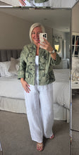 Load image into Gallery viewer, The Camo military soft denim jacket
