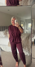 Load image into Gallery viewer, The sports luxe tie waist tracksuit
