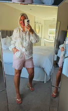 Load image into Gallery viewer, The Ibiza boho embroidered Paisley shirt with tassel detail
