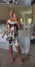 Load image into Gallery viewer, The Amalfi satin shorts set
