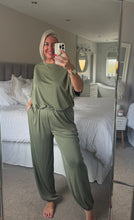 Load image into Gallery viewer, The saints puff hem t shirt ribbed tracksuit
