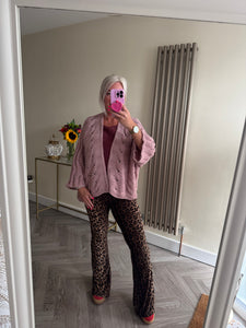 The crochet cardigan