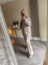 Load image into Gallery viewer, SALE The striped seam blazer trouser suit (no return on sale items)

