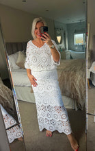 Load image into Gallery viewer, The Bora Bora crochet skirt &amp; top set

