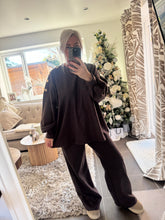 Load image into Gallery viewer, The Libby gold button trouser suit with pockets
