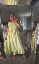 Load image into Gallery viewer, The Georgie gingham shirred dress
