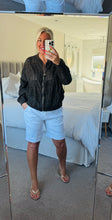 Load image into Gallery viewer, The 100% cotton Broaderie anglais zip jacket
