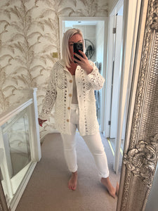 The crochet jacket