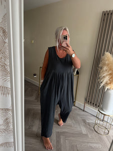SALE The jersey harem jumpsuit with pockets (No return on sale items)