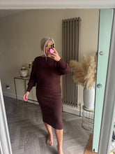 Load image into Gallery viewer, The fall collection “Ribbed two piece dress &amp; jumper set”

