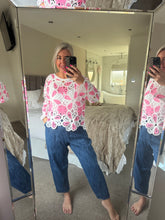 Load image into Gallery viewer, The Lottie daisy crochet top
