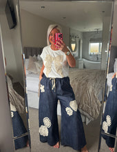 Load image into Gallery viewer, The Bora Bora crochet denims

