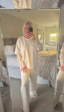 Load image into Gallery viewer, The luxe jersey lace sleeve tracksuit
