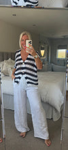 Load image into Gallery viewer, The Bora Bora striped crochet cardigan
