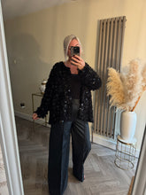 Load image into Gallery viewer, The Sequin shaggy jacket
