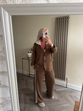Load image into Gallery viewer, The luxe jersey hooded blazer tracksuit
