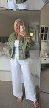 Load image into Gallery viewer, The Camo military soft denim jacket
