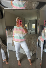 Load image into Gallery viewer, The Bora Bora pastel zig zag crochet knit
