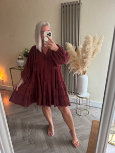 The cord smock dress