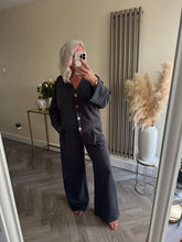 Load image into Gallery viewer, The Luxe jersey gold button tracksuit
