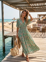 Load image into Gallery viewer, The Bora Bora Aztec slinky dress
