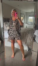 Load image into Gallery viewer, The Ibiza animal print shorts set with separate necklace
