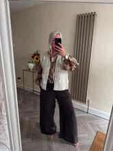 Load image into Gallery viewer, The embroidered gillet with sparkle detail
