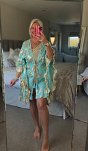 Load image into Gallery viewer, The Ibiza boho foil frill cover up
