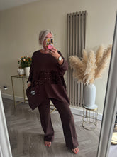 Load image into Gallery viewer, The black label dip hem sequin jersey tunic with zip detailing
