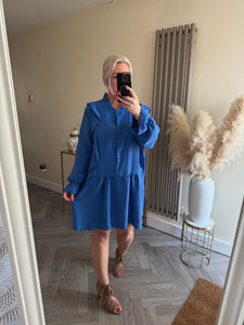 SALE The chiffon frill dress (No return on sale items)