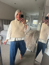 Load image into Gallery viewer, The denim cocoon trousers with pockets
