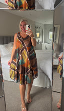 Load image into Gallery viewer, The Bora Bora 100% cotton abstract swish dress
