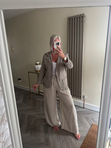 The saints jersey blazer